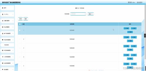 java php node.js python春华纺织厂的仓储管理系统